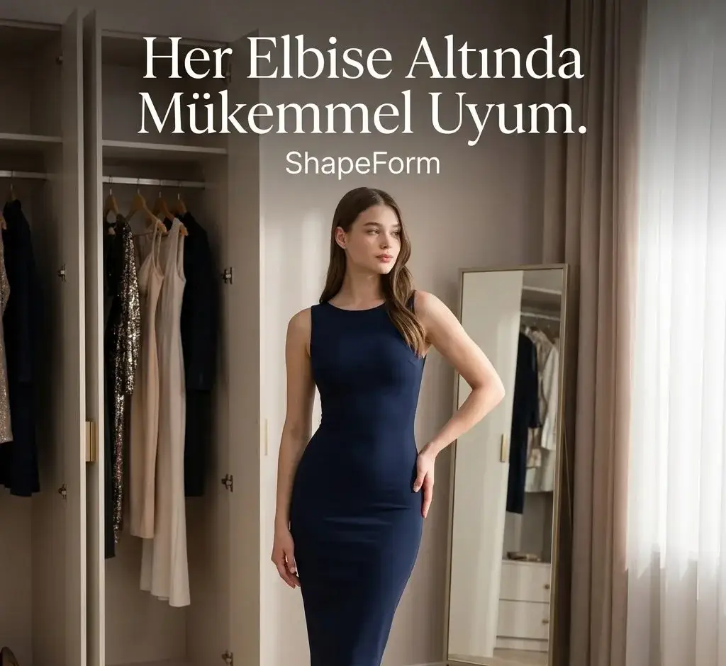 Elbise altında SlimLift Body siluet görünümü